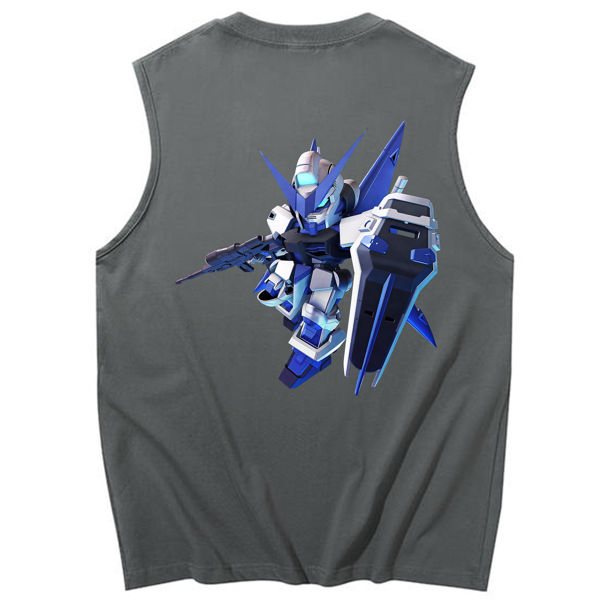 （画像用） 機動戦士ガンダム Mobile Suit Gundam コットン100％タンクトップ（背面プリント）
